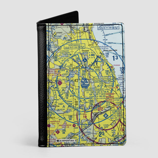 ORD Sectional - Passport Cover - Airportag