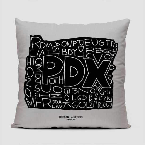 Oregon - Throw Pillow - Airportag