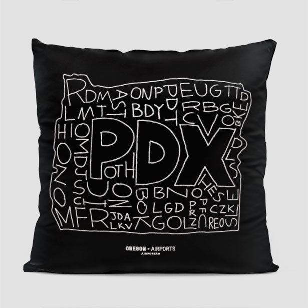 Oregon - Throw Pillow - Airportag