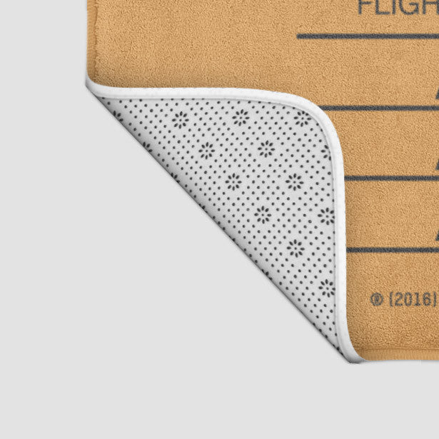 Pan Am - Crew Tag - Bath Mat - Airportag