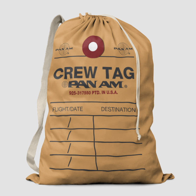 Pan Am - Crew Tag - Laundry Bag - Airportag