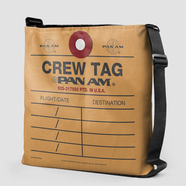 Pan Am - Crew Tag - Tote Bag - Airportag