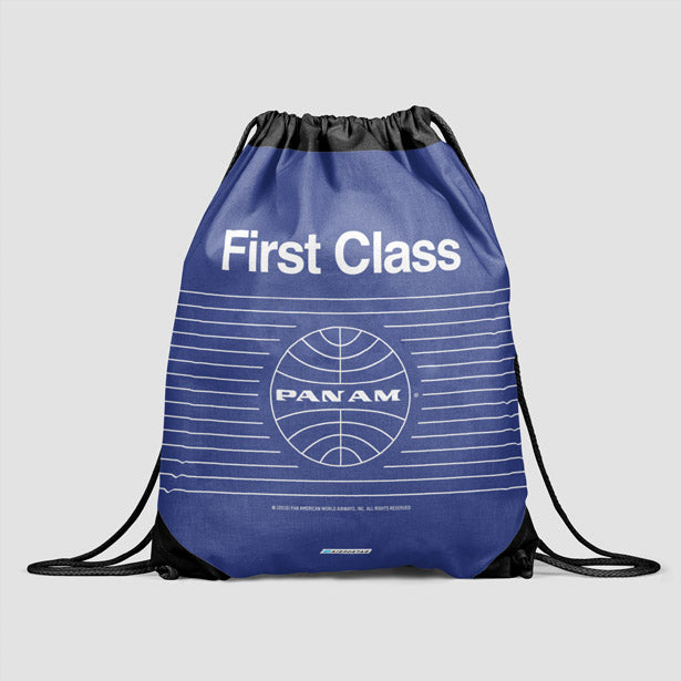 Pan Am First Class - Drawstring Bag - Airportag