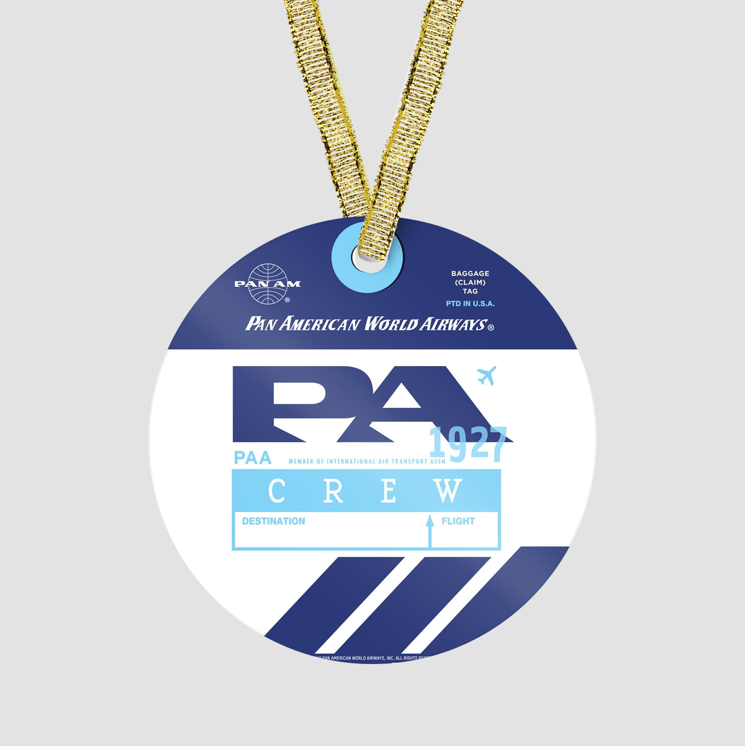 PA - Pan Am - Ornament - Airportag