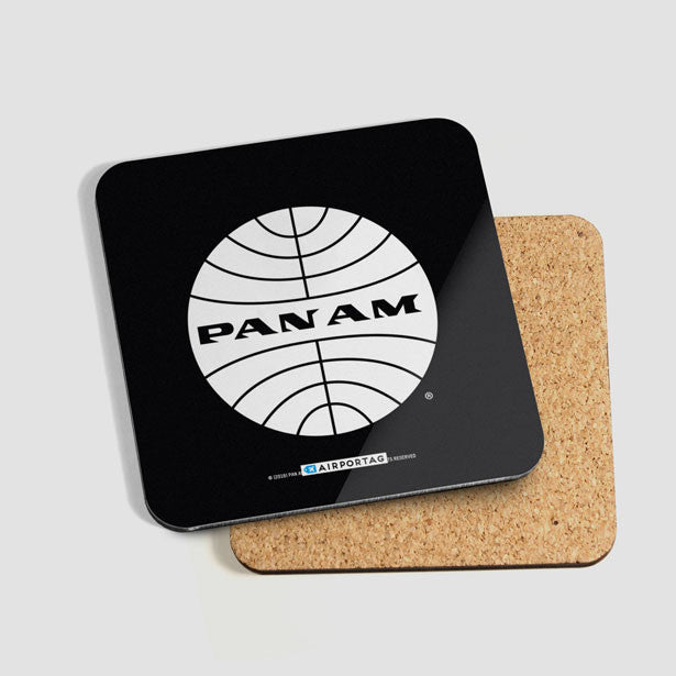 Pan Am Logo - Coaster - Airportag