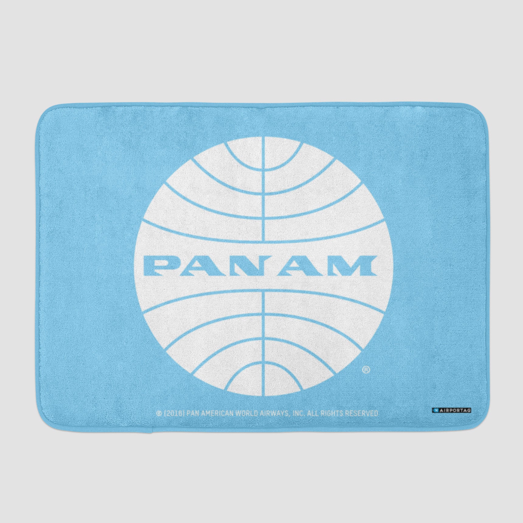 Pan Am Logo - Bath Mat - Airportag