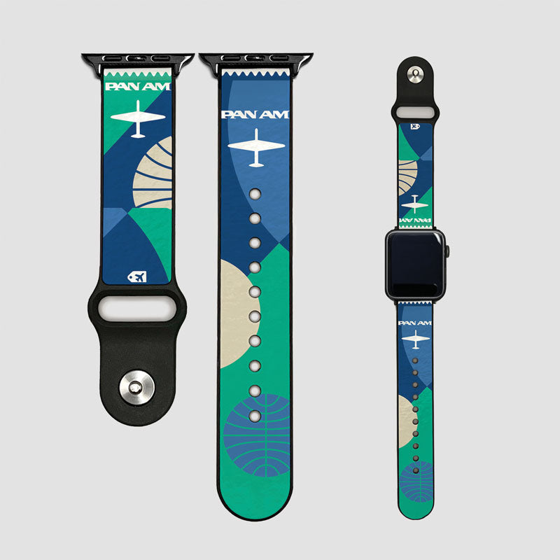 Pan Am - Bauhaus Blue - Apple Watch Band
