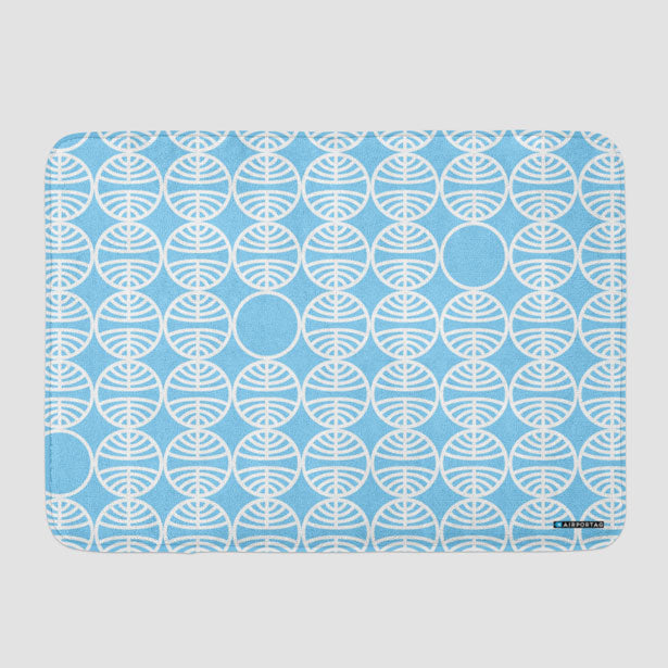 Pan Am Globe - Bath Mat - Airportag