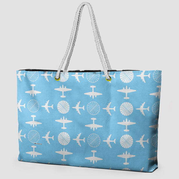 Pan Am Plane Pattern - Weekender Bag - Airportag