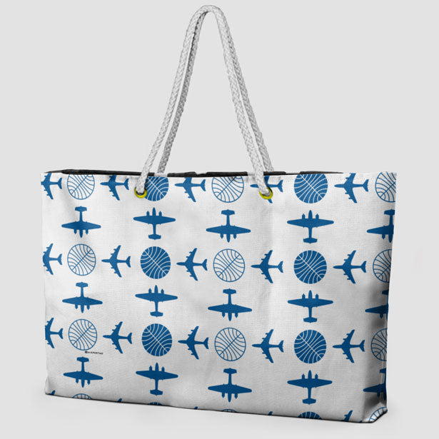 Pan Am Plane Pattern - Weekender Bag - Airportag