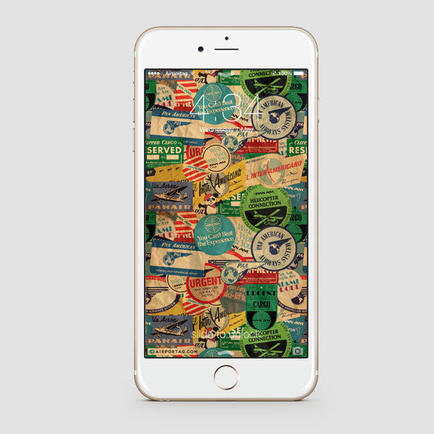 Pan Am Stickers - Mobile wallpaper - Airportag