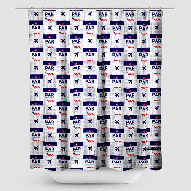 PAR - Shower Curtain - Airportag