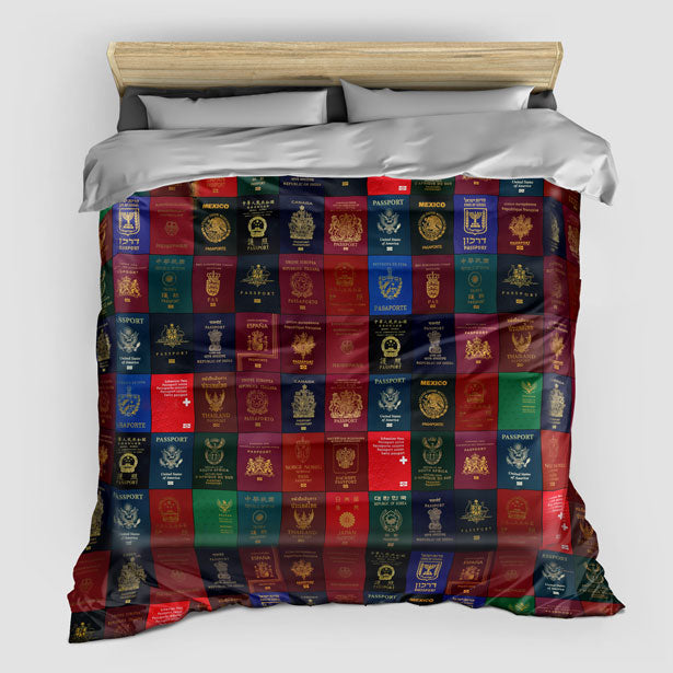 Passports - Duvet Cover - Airportag