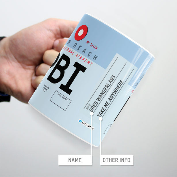 PBI - Mug - Airportag