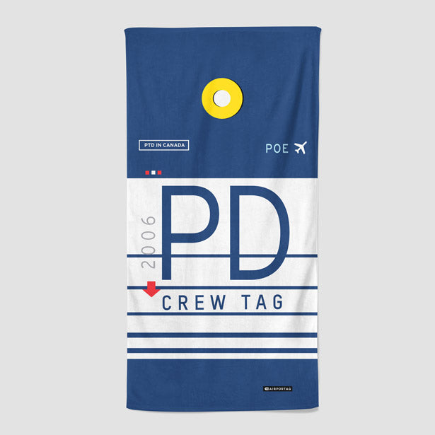 PD - Beach Towel - Airportag