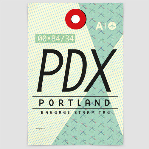 PDX - Poster - Airportag