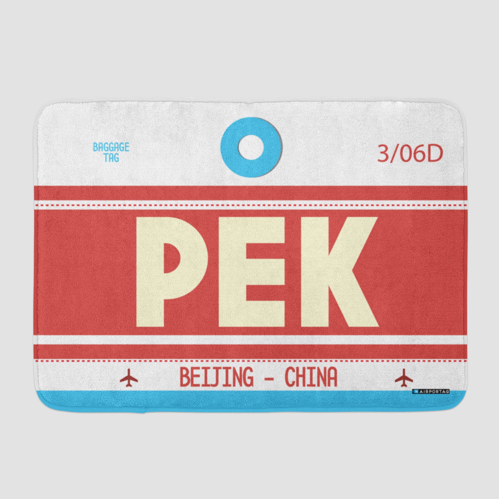 PEK - Bath Mat - Airportag