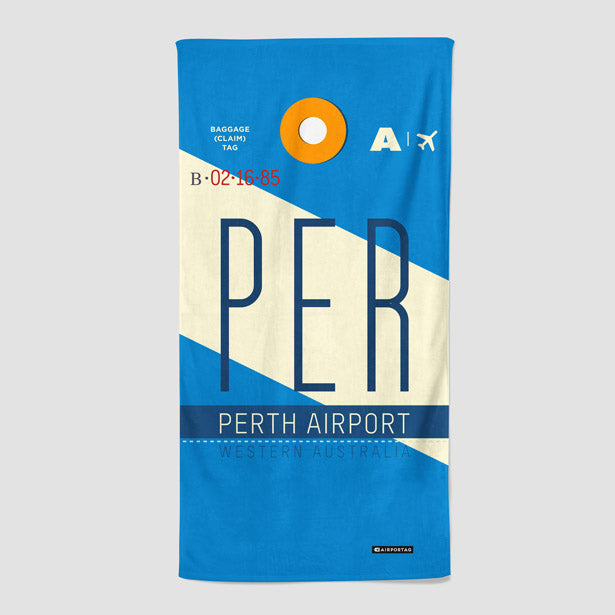 PER - Beach Towel - Airportag