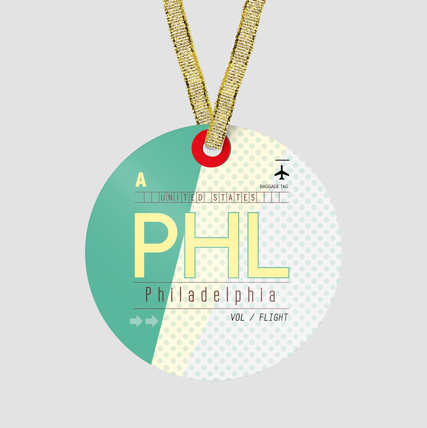 PHL - Ornament - Airportag