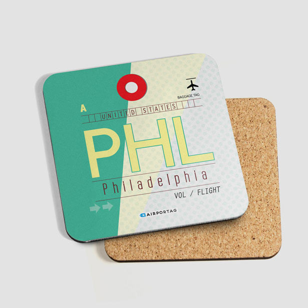 PHL - Coaster - Airportag