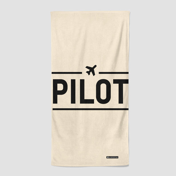 Pilot - Beach Towel - Airportag