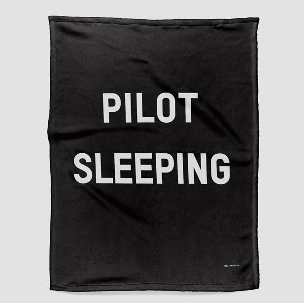 Pilot Sleeping - Blanket - Airportag