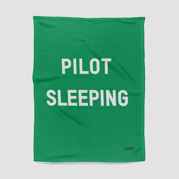 Pilot Sleeping - Blanket - Airportag