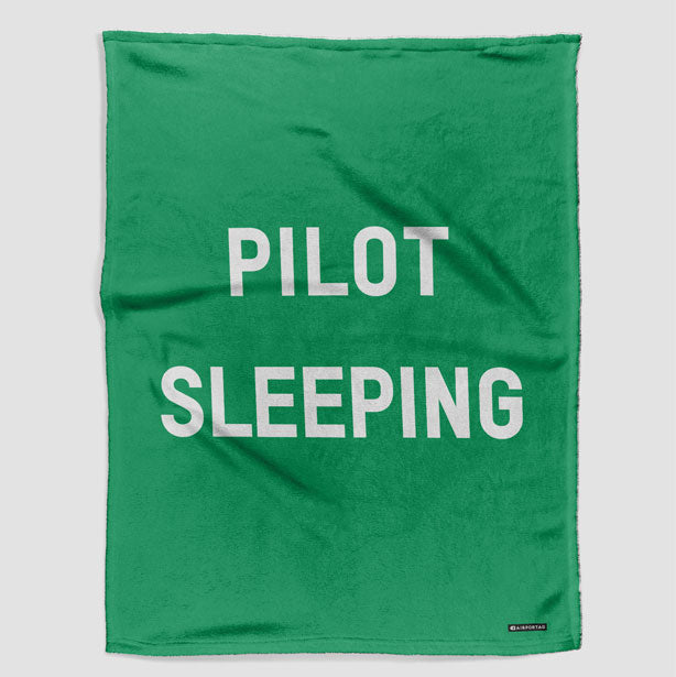 Pilot Sleeping - Blanket - Airportag