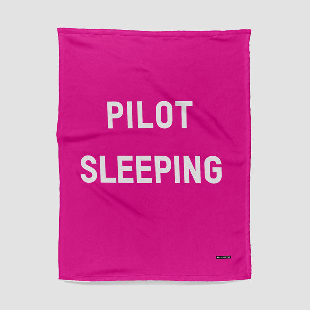 Pilot Sleeping - Blanket - Airportag