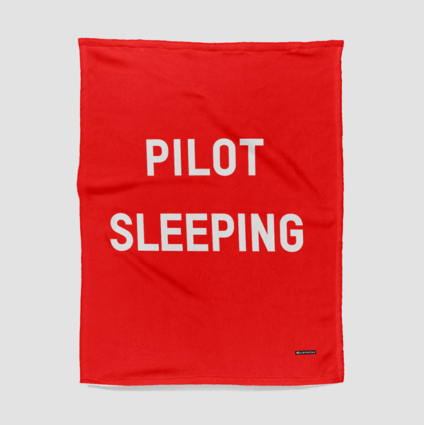 Pilot Sleeping - Blanket - Airportag