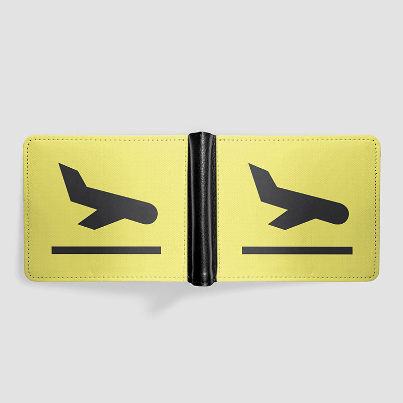 Plane Arrival - Men's Wallet