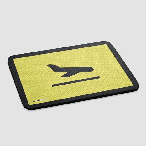 Plane Arrival - Mousepad - Airportag