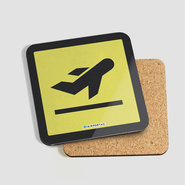 Plane Departure - Coaster - Airportag