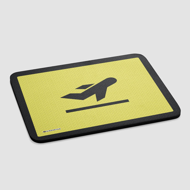 Plane Departure - Mousepad - Airportag