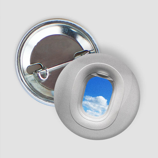 Airplane Window - Button - Airportag