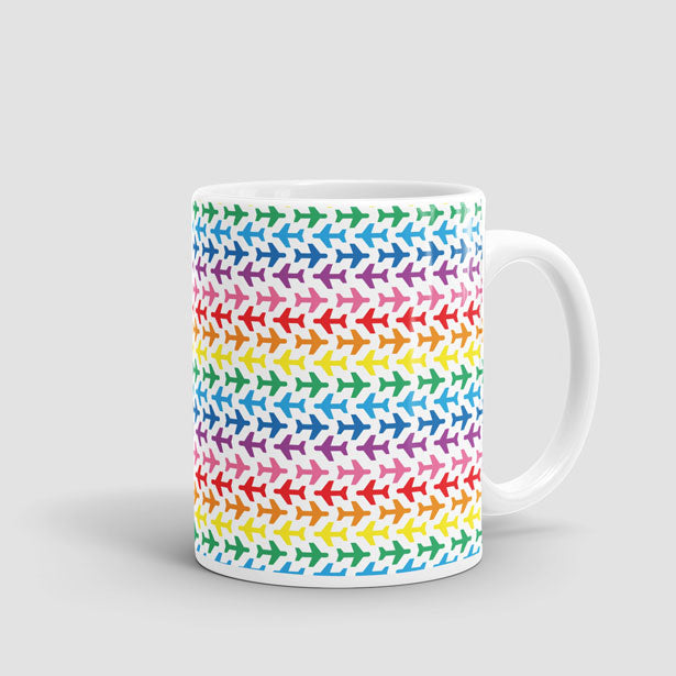 Planes Rainbow - Mug - Airportag
