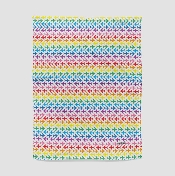 Planes Rainbow - Blanket - Airportag