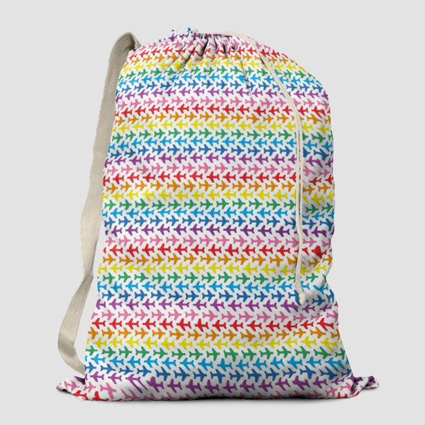Planes Rainbow - Laundry Bag - Airportag