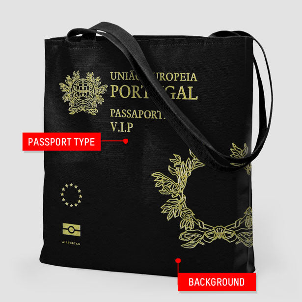 Portugal - Passport Tote Bag - Airportag