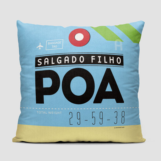 POA - Throw Pillow - Airportag