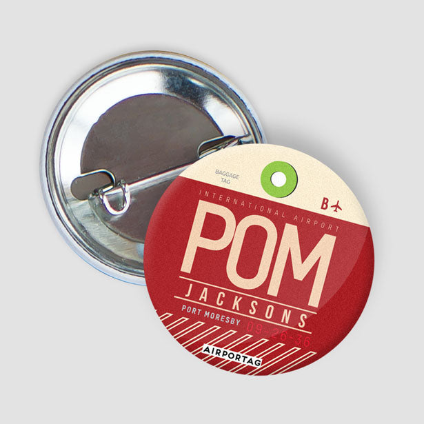 POM - Button - Airportag