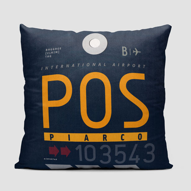 POS - Throw Pillow - Airportag