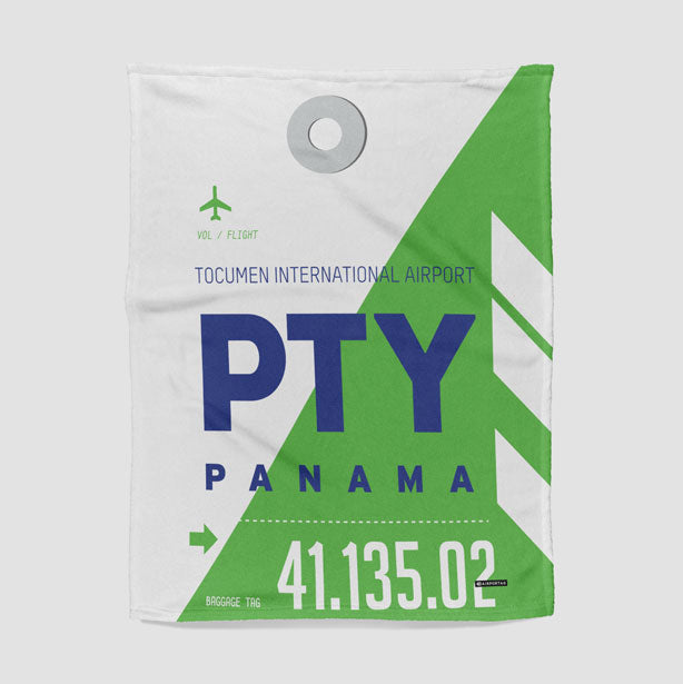 Throw Blanket PTY Airport Code Pattern throw-blanket-pty-airport-code-pattern