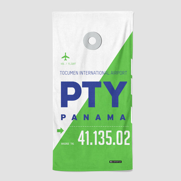 PTY - Beach Towel - Airportag