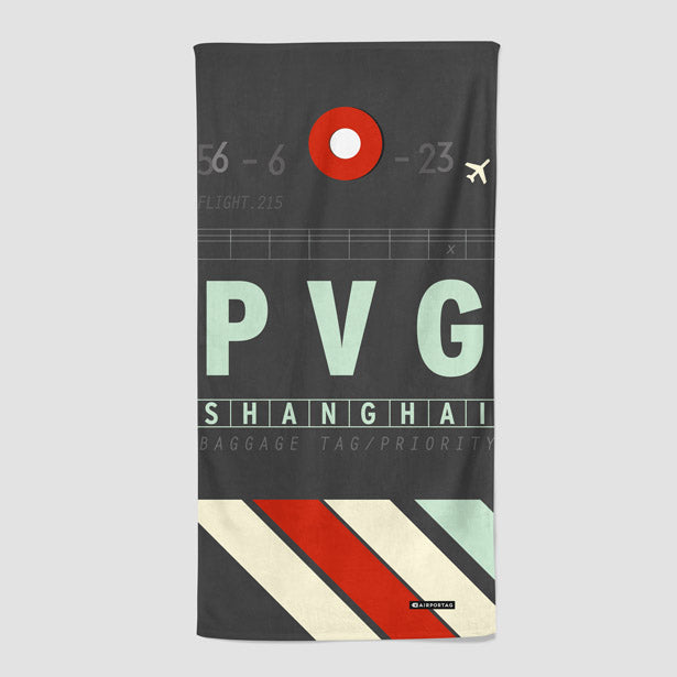 PVG - Beach Towel - Airportag