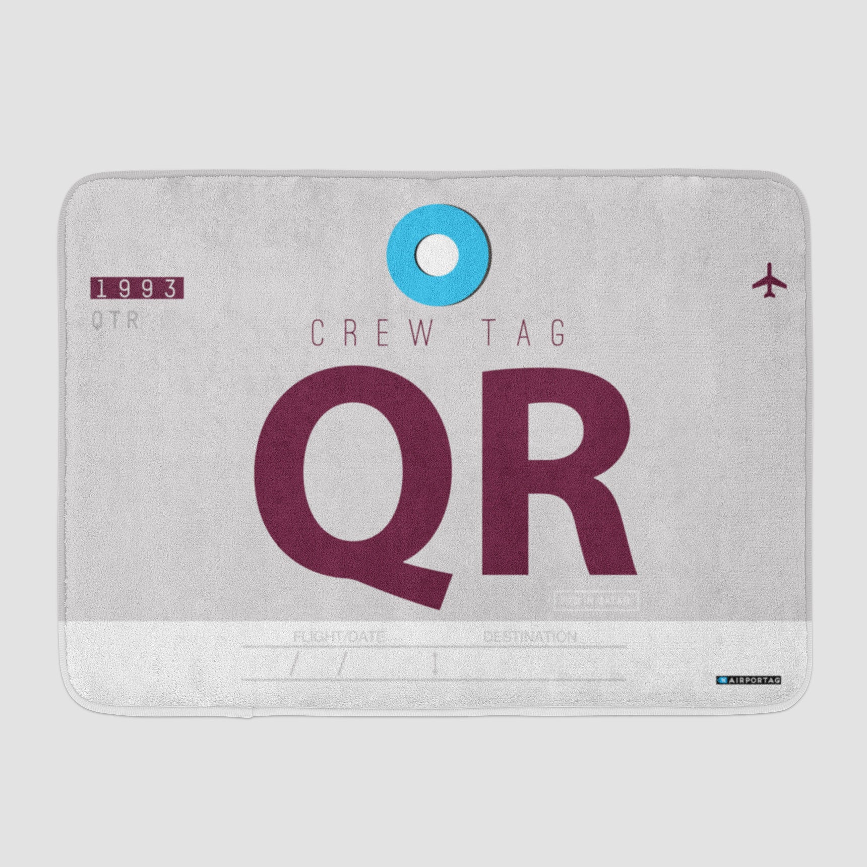 QR - Bath Mat - Airportag