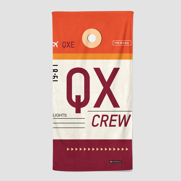 QX - Beach Towel - Airportag