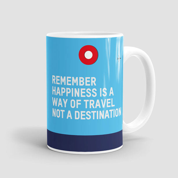 Remember Happiness - Mug - Airportag