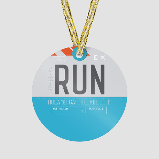 RUN - Ornament - Airportag