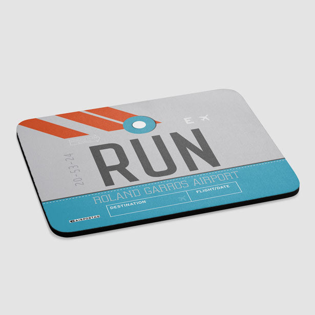 RUN - Mousepad - Airportag